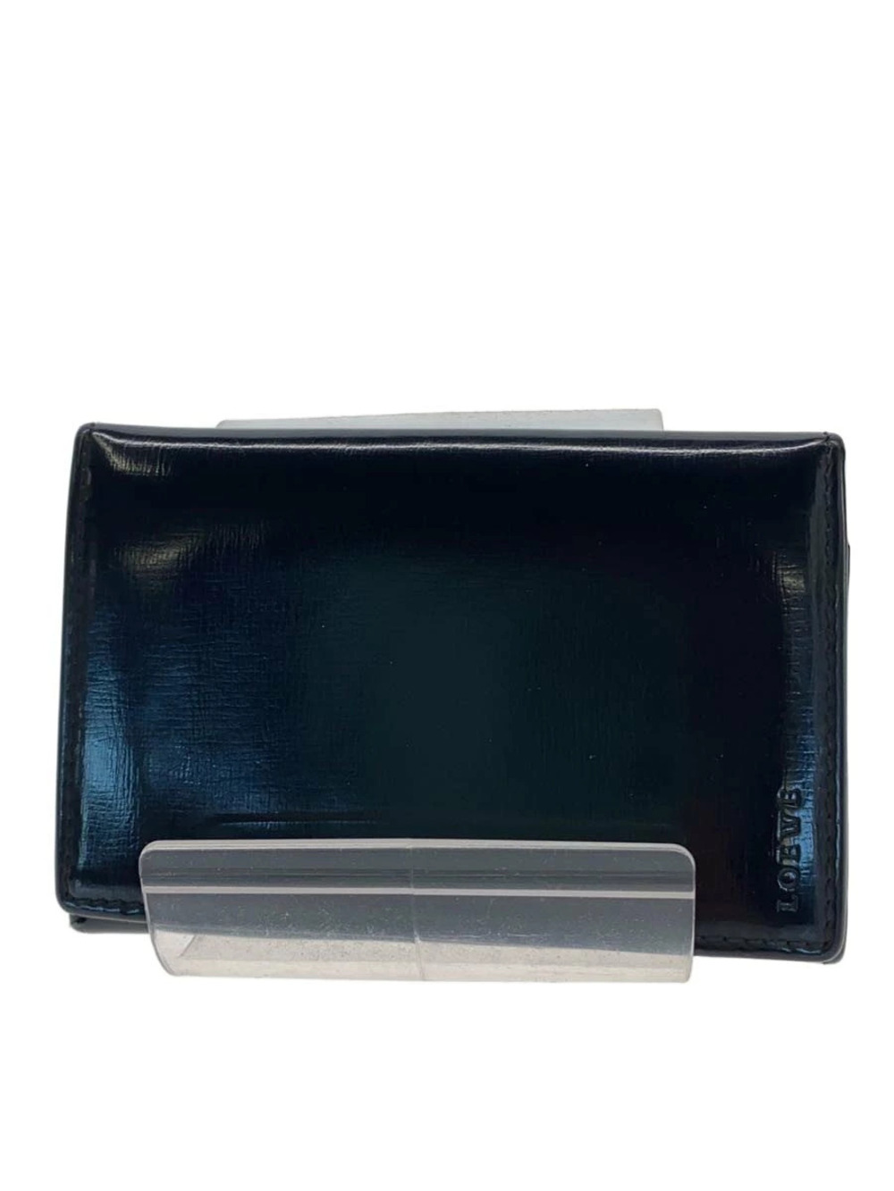 Loewe Card Case Wallet Leather Black